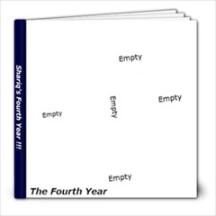 Shariq s Fourth Year - 8x8 Photo Book (39 pages)
