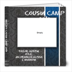  Cousin Camp - 8x8 Photo Book (20 pages)