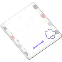 Red & Blue Petals Sidebar - Small Memo Pads