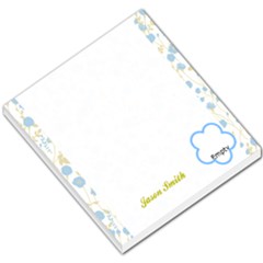 Baby Blue Flower Petal - Small Memo Pads