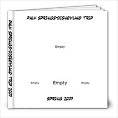 Disney trip - 8x8 Photo Book (39 pages)