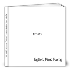 Kylie s Pink Party - 8x8 Photo Book (39 pages)