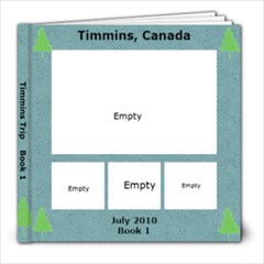 Timmins Book 1 - 8x8 Photo Book (20 pages)