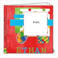 smash cake and one year pics complete.. - 8x8 Photo Book (30 pages)