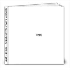 Figueroa Family Beach Trip 2010 - 8x8 Photo Book (30 pages)