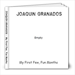 Joaquin s First Few Months - 8x8 Photo Book (20 pages)