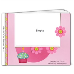 3rd bday party - Hello Kitty Princess - 9x7 Photo Book (20 pages)
