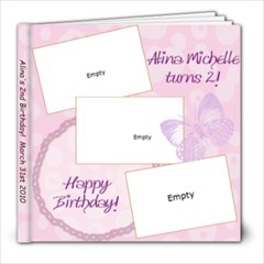 Alina s 2nd bday - 8x8 Photo Book (20 pages)