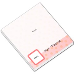 pink theme - Small Memo Pads