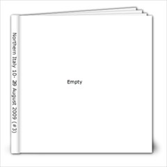 Travelling Northern Italy part 3 - 8x8 Photo Book (20 pages)