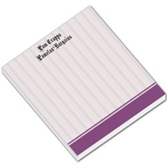 Purple Line Background - Small Memo Pads