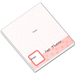 pink theme - Small Memo Pads