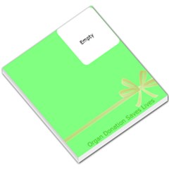 organ donation saves lives - Small Memo Pads