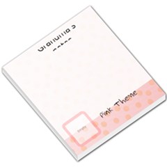 pink theme - Small Memo Pads