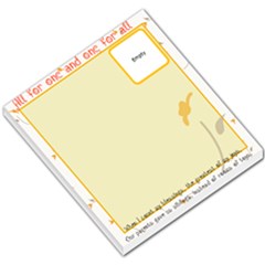 All for one and one for all! - Small Memo Pads