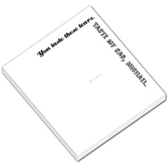 michael and g.o.b memo pad - Small Memo Pads