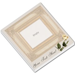 Cream Rose Memo Pad