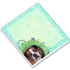 Blue Green Flower Dog Memo - Small Memo Pads Blue Green Flower Dog Memo - Small Memo Pads
