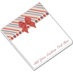 Pink Diagonal Stripes Memo Pad - Small Memo Pads Pink Diagonal Stripes Memo Pad - Small Memo Pads