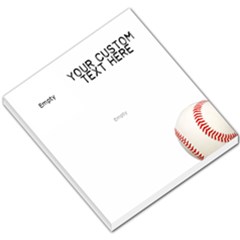 Photo Baseball Memo Pad