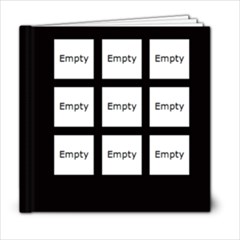 Classic black frameless Artbook  - 6x6 Photo Book (20 pages)