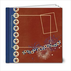 6x6 Album- Red, White & Blue - 6x6 Photo Book (20 pages) 6x6 Album- Red, White & Blue - 6x6 Photo Book (20 pages)