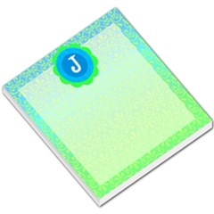 Turquoise Green J Monogram Memo - Small Memo Pads Turquoise Green J Monogram Memo - Small Memo Pads