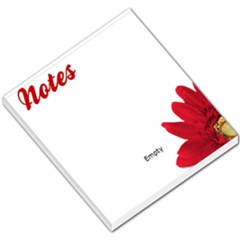 Red Checkered Daisy Notes