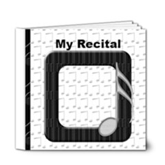 music recital template 6x6 - 6x6 Deluxe Photo Book (20 pages)