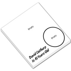 Davids Birthday - MEMOPAD - Small Memo Pads
