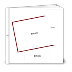 burgandy blessings template book 6x6 - 6x6 Photo Book (20 pages)