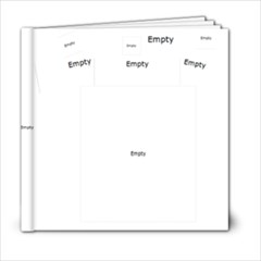 A Day At The Beach Template Book 6x6