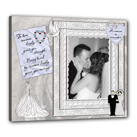 White Wedding 24x20 Canvas - Canvas 24 x 20 (Stretched) White Wedding 24x20 Canvas - Canvas 24 x 20 (Stretched)