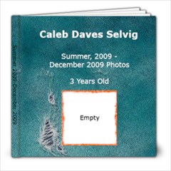 Caleb s 3-4 year old photos - 8x8 Photo Book (39 pages)