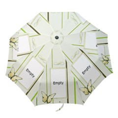 Butterfly Stripes Umbrella - Folding Umbrella