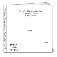 MA Ford a History - 8x8 Photo Book (20 pages)