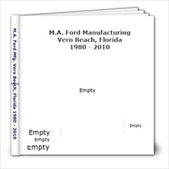 MA Ford Tim Wardlow - 8x8 Photo Book (20 pages)