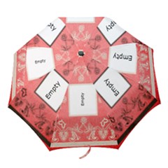 red laceart nouveau Folding Umbrella red laceart nouveau Folding Umbrella