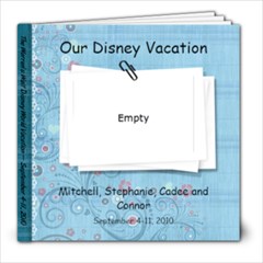 Disney Book - 8x8 Photo Book (20 pages)