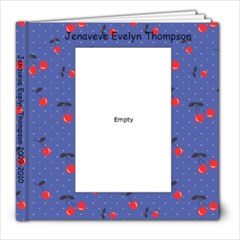 Jenaveve 1st Year photo book - 8x8 Photo Book (39 pages)