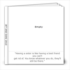 JACKIE-JET AND DANI - 8x8 Photo Book (20 pages)
