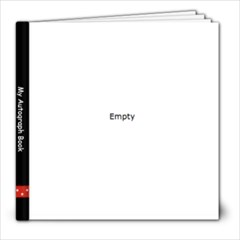 autograph book - 8x8 Photo Book (20 pages)