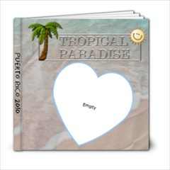 Tropical Paradise Vacation 6x6 Photo Book PR - 6x6 Photo Book (20 pages)