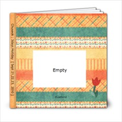 6x6 Tiptoe through the Tulips Album- template - 6x6 Photo Book (20 pages)
