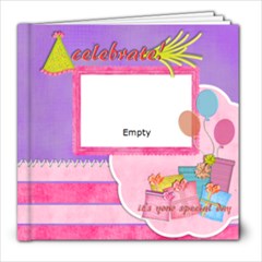 8x8 20 pages birthday girl - 8x8 Photo Book (20 pages)