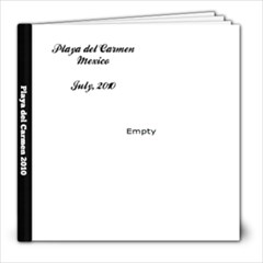 2010 Playa del Carmen Mexico - 8x8 Photo Book (39 pages)