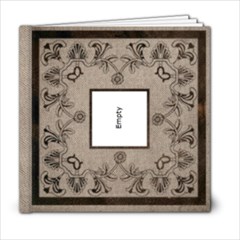Art Nouveau Moccachino Wedding Album 6 x 6 20 page - 6x6 Photo Book (20 pages)