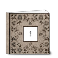 Art Nouveau Moccachino Wedding Album 4 x 4 20 page - 4x4 Deluxe Photo Book (20 pages)