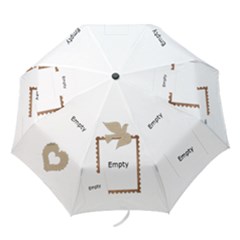Brown Stitched Umbrella
