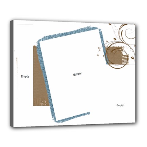 Blueberry Chocolate Canvas Template 20x16